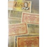 Numismatics - various late 19th and early 20th century bank notes,