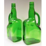 A pair of unusual liqueur bottles by Justerinich and Brooks serial no 2132-53 2132-59