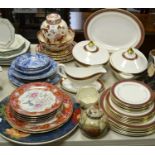 Decorative Ceramics - a large Royal Doulton cabinet plate; Mason`s Mandalay Red pattern ginger jar,