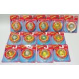 Pokemon - thirteen original, unopened power bouncer Nintendo packs including Squirtle #07,