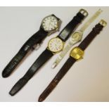 A Longines lady's silver wristwatch, 17 jewel movement, silver dial, baton markers,