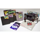 Retro gaming - a Nintendo NES Advantage controller with instruction booklet;