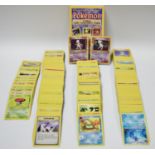 Pokemon cards - a comprehensive variety of 1990's collectors trading cards including Sabrina's