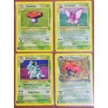 Pokemon cards - twenty holofoil shiny 1990's examples including a Venusaur 15/102 to lower right
