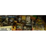 Tools - large quantity of locks, padlocks, screws, bolts, planes, saws, etc,