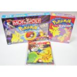 An unopened Pokemon collectors edition Monopoly board including six Pokemon character movers;