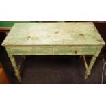 A Victorian painted pine washstand.