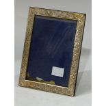 A Continental silver easel photograph frame