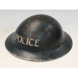 A WWII Police helmet.