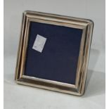 An Italian silver easel photograph frame, Import mark for London 1978