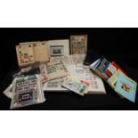 Stamps - an album of Commonwealth, Silver Jubilee, various other albums, reference books and