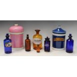 Pharmaceutical jars- Syr Zingib, Cupri Subacet, Jadlosung, etc. ceramics and glass (8)