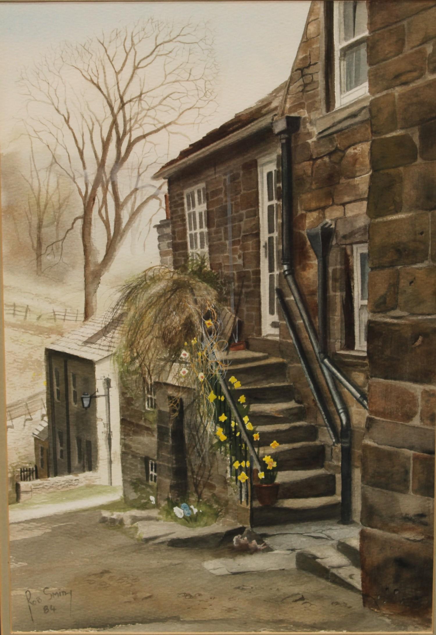 Rob Smith Daffodil Terrace, Edale signed, dated '84, watercolour, 40cm x 27cm; others Vidie Grimster - Image 4 of 13