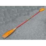 A double blazed canoe/kayak paddles. 241cm long.