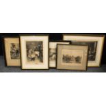 After Walter Dendy Sadler (1854-1923), a collection of five prints, various titles and subjects,