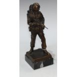 A bronzed figure, of a British soldier