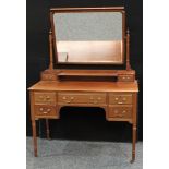 A mahogany dressing table, by Maple & Co.