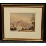 Continental School (19th Century) Town Scene unsigned, watercolour