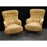 A pair of upholstered armchairs(2)