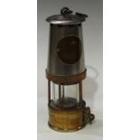 An Eccles miners lamp, JCM 1 type