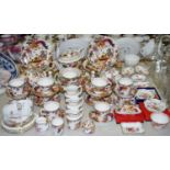 Royal Crown Derby - Old Avesbury tea, dinner and coffee ware including teapot, teacups and