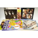 The Beatles - eight vinyl LP's, Let It Be, A Hard Day's Night,Oldies, Beatles for Sale, With the
