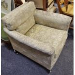 A 1930's low back armchair