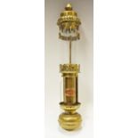 A GWR brass wall lantern