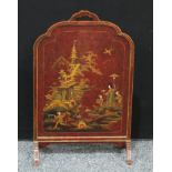 A Chinese lacquer screen