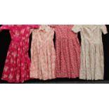 Vintage Costume - Laura Ashley floral dress, Made in Great Britain; others similar (4)
