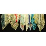 Lady's Accessories - vintage silk scarves including Jacqmar Equestrian, British Birds, Speedbird,