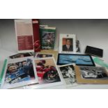 Autographs - Sporting Interest - Motor Racing, Jackie Stewart, Nigel Mansell, Carl Fogarty, David