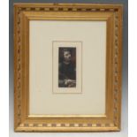 After Edward Burne-Jones Musican bears pencil name to mount, 13cm x 6cm