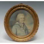 T**Arrowsmith (late 18th century), portrait miniature, John Nash, watercolour, oval, 13cm x 12cm