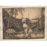 Sir Frank William Brangwyn RA RWS RBA (1867-1956), by and after, Pont Neuf, Paris, signed in pencil,