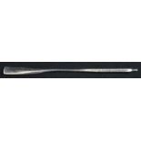 A George VI silver novelty pen, as a rowing oar, inscribed 'Cutter Race 1948', 15cm long, William
