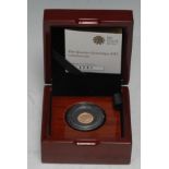 Coin, GB, Elizabeth II, The Quarter-Sovereign 2017, Gold Proof Coin, numbered 1945/2500, capsule and