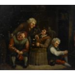 Dutch School (early 19th century) Ale, Nature's Soft Nurse oil on panel, 13cm x 16cm
