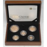Coins, GB, Elizabeth II, The 2012 UK Gold Proof Sovereign Five-Coin Collection, obv: St. George
