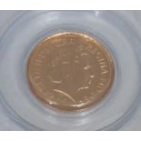 Coin, GB, Elizabeth II, 2009 gold-quarter sovereign, 1.99g, BU, [1]