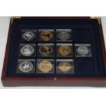Coins, The Millionaires Collection, 10 silver and silver-gilt replicas of ancient, hammered and
