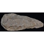 Antiquities - Stone Age, a North African quarzite handaxe, 17cm long, North-East Niger,