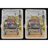 Playing Cards - a pair of Goodall's advertising whist markers, for Richard Barrell, Stationer,