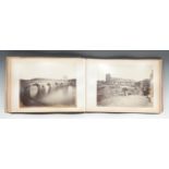 A late 19th century Italian Grand Tour photograph album, compiled by Stopford Brooke, Rome, April