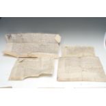 Local Interest - an interesting collection of local manuscript deeds, 1580-1798 including some