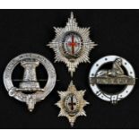 Badges - a Scottish silver clan badge, Clan Maclean, Edinburgh 1949; a military enamel badge,