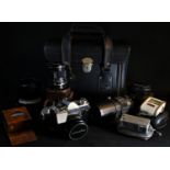 Photography - Camera Equipment - a Minolta SR-3 camera, Auto Rokkor P-F 1:1.8 55mm lens, no.2409618;