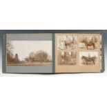 Photography - a late 19th/early 20th century gentry family's photograph album, containing 17th