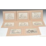 English School (second-quarter, 19th century) A set of eight, The Stages of Life, comprising No. 1