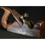 Woodworking Tools - a rosewood and steel 2 3/8" plane, by Edward Preston & Sons, Birmingham, brass